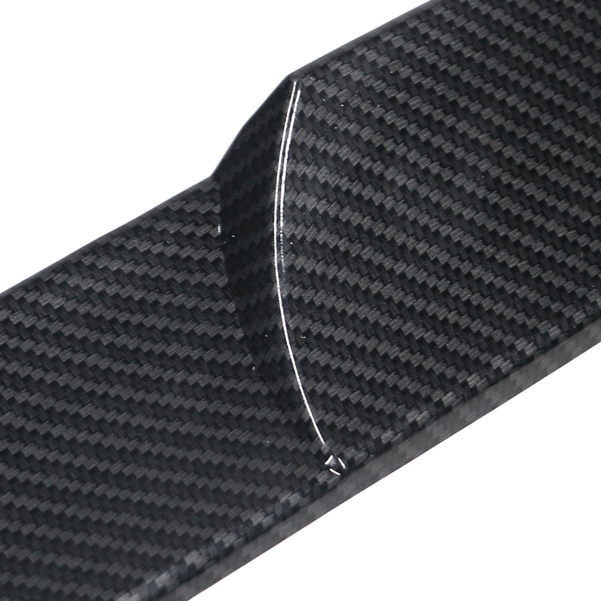 Universal Fitment Carbon Fiber Print Adjustable Rear Roof Spoiler ABS