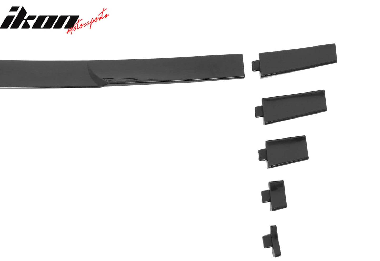 Universal Fitment Rear Window Roof Spoiler Wing Glossy Black