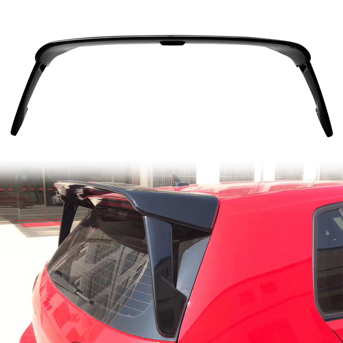 2015-2020 Golf 7 GTI MK Style Rear Roof Spoiler Wing Lip ABS