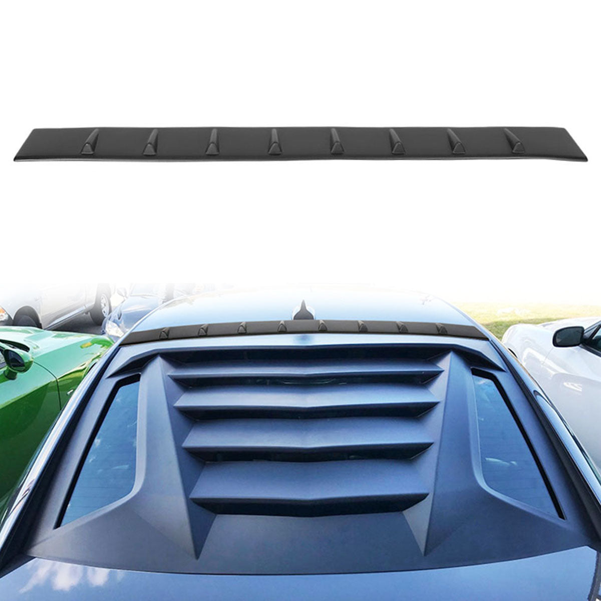 2011-2023 Dodge Charger IKON Style Shark Fin Roof Vane Spoiler Wing