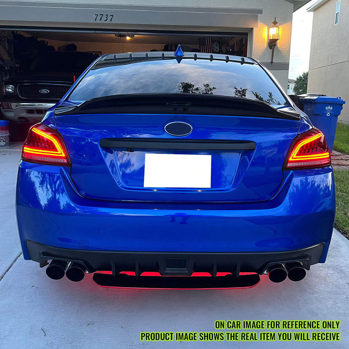 2022-2025 Subaru WRX D2 Style Rear Roof Spoiler ABS
