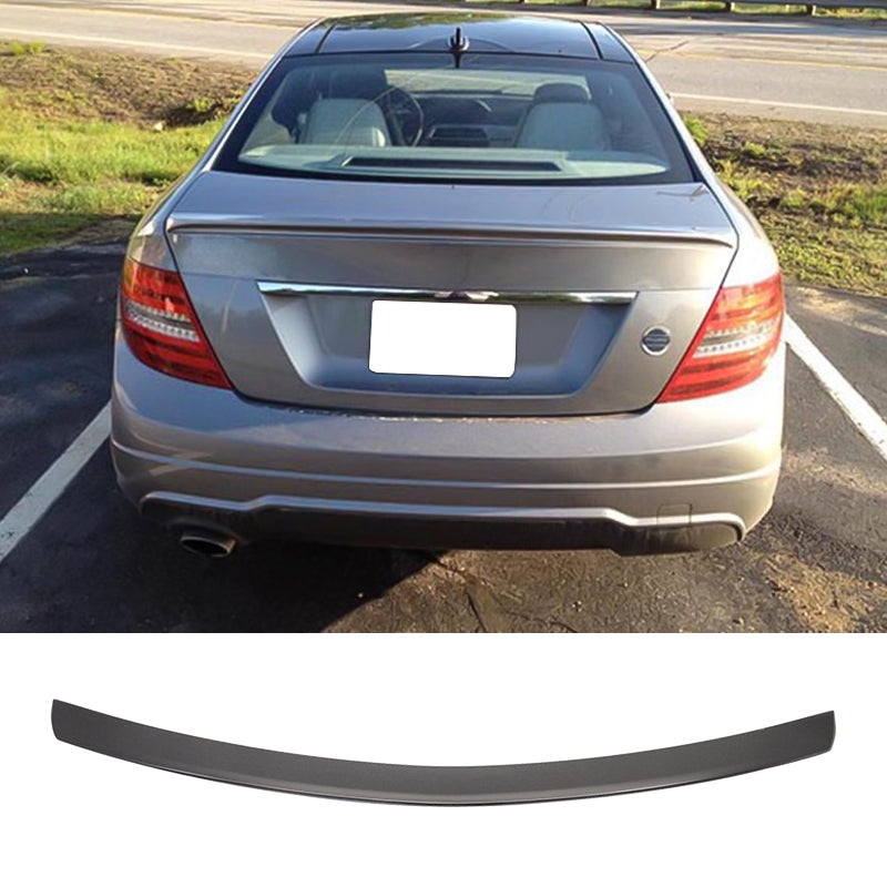 2008-2014 Benz C-Class W204 AMG Style Unpainted Rear Spoiler Wing ABS