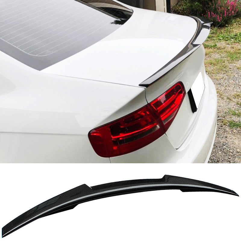 2013-2016 Audi A4 B8.5 M4 Style Carbon Fiber Rear Trunk Spoiler Wing