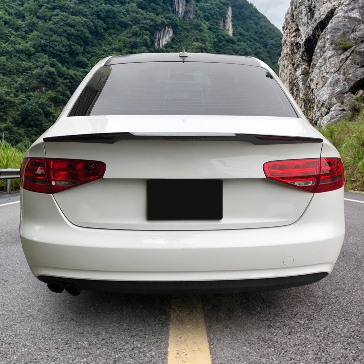 2013-2016 Audi A4 B8.5 M4 Style Carbon Fiber Rear Trunk Spoiler Wing