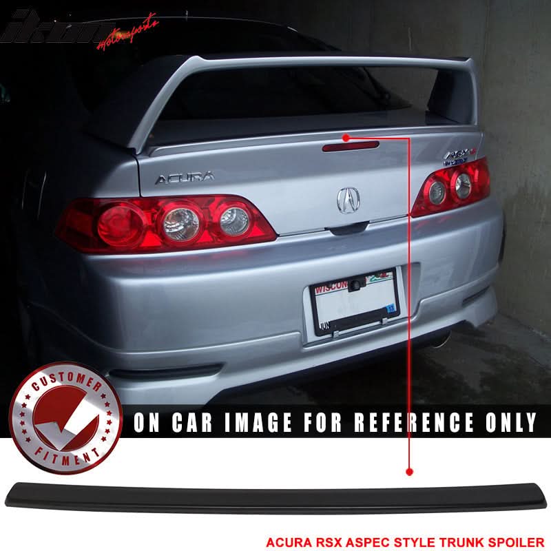 2002-2006 Acura RSX Aspec Style Rear Trunk Spoiler Deck Wing Lid ABS