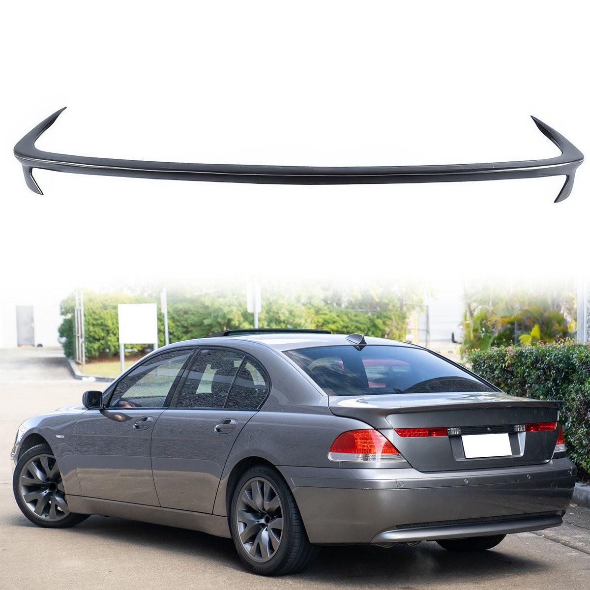 2002-2005 BMW E65 7-Series A Style Unpainted Rear Spoiler Wing PU