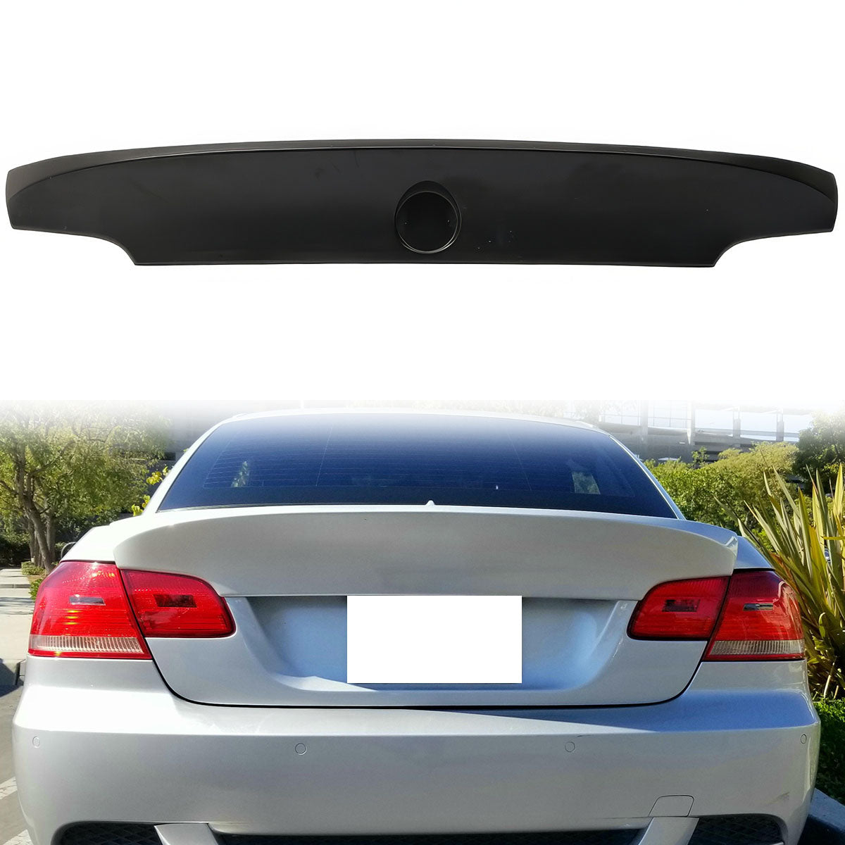 2007-2013 BMW E92 3 Series M3 Coupe CSL Style Trunk Spoiler ABS