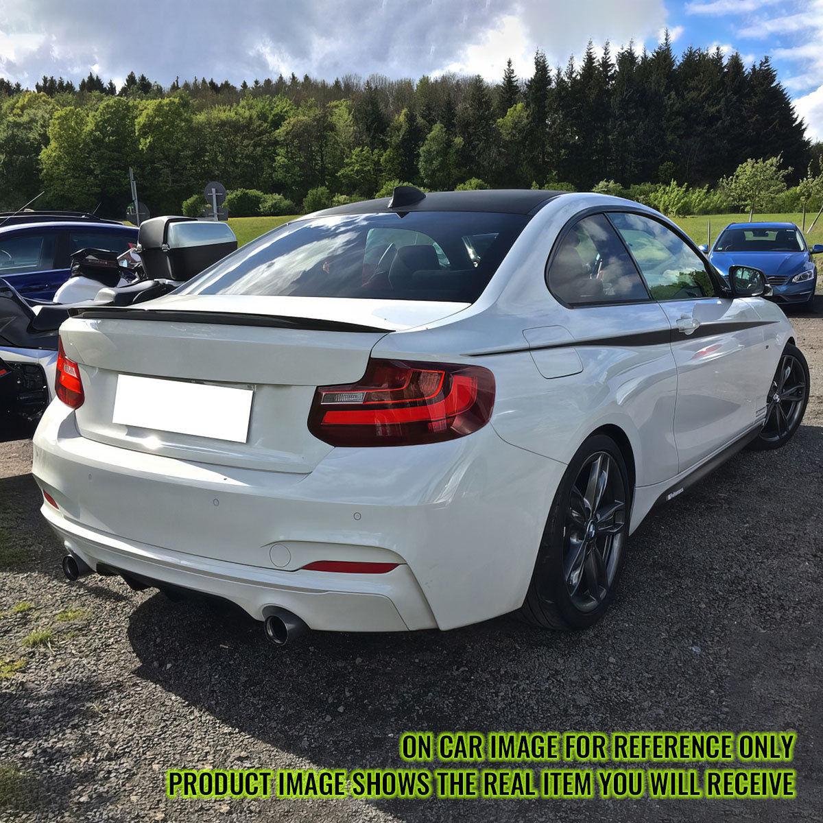 2014-2021 BMW F22 2 Series P Style Unpainted Rear Spoiler Wing ABS