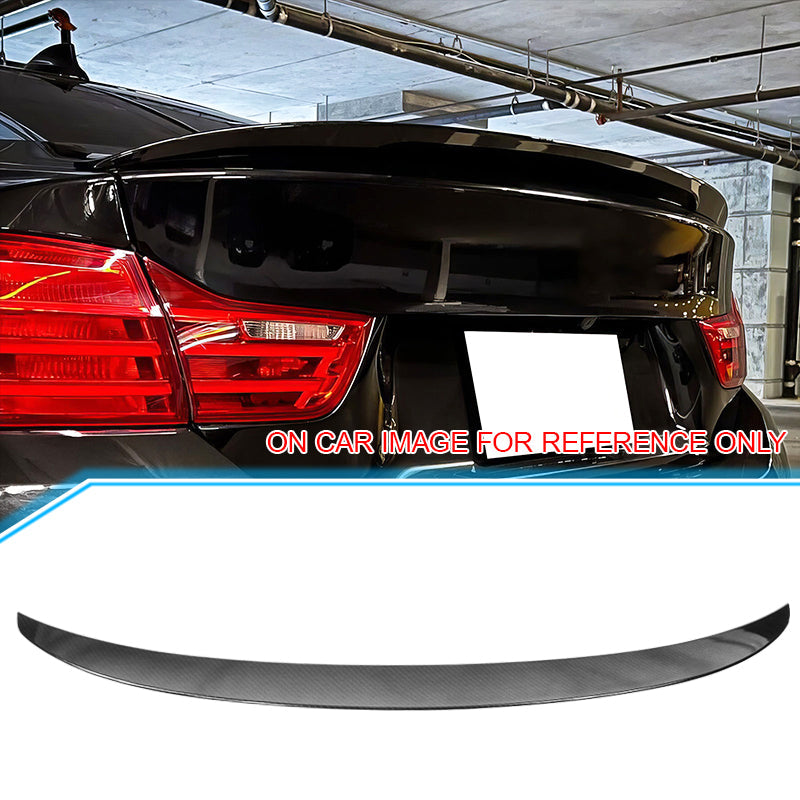 2014-2017 BMW F32 4 Series P Style Trunk Spoiler CF Print