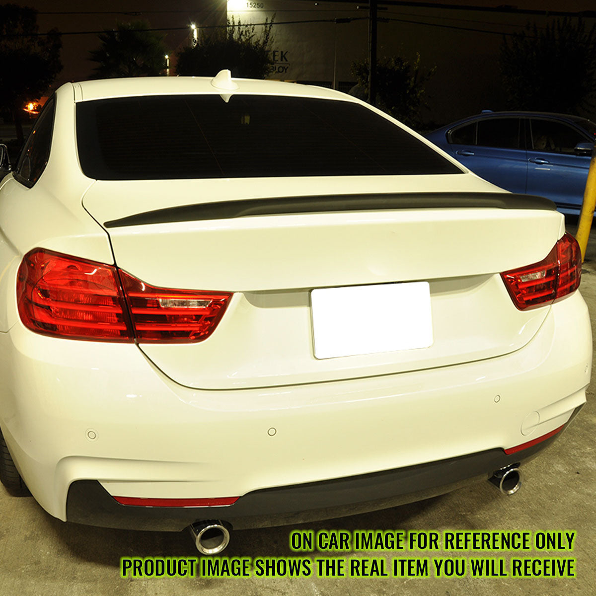 2014-20 BMW F32 4 Series Coupe P Style Unpainted Rear Spoiler Wing ABS