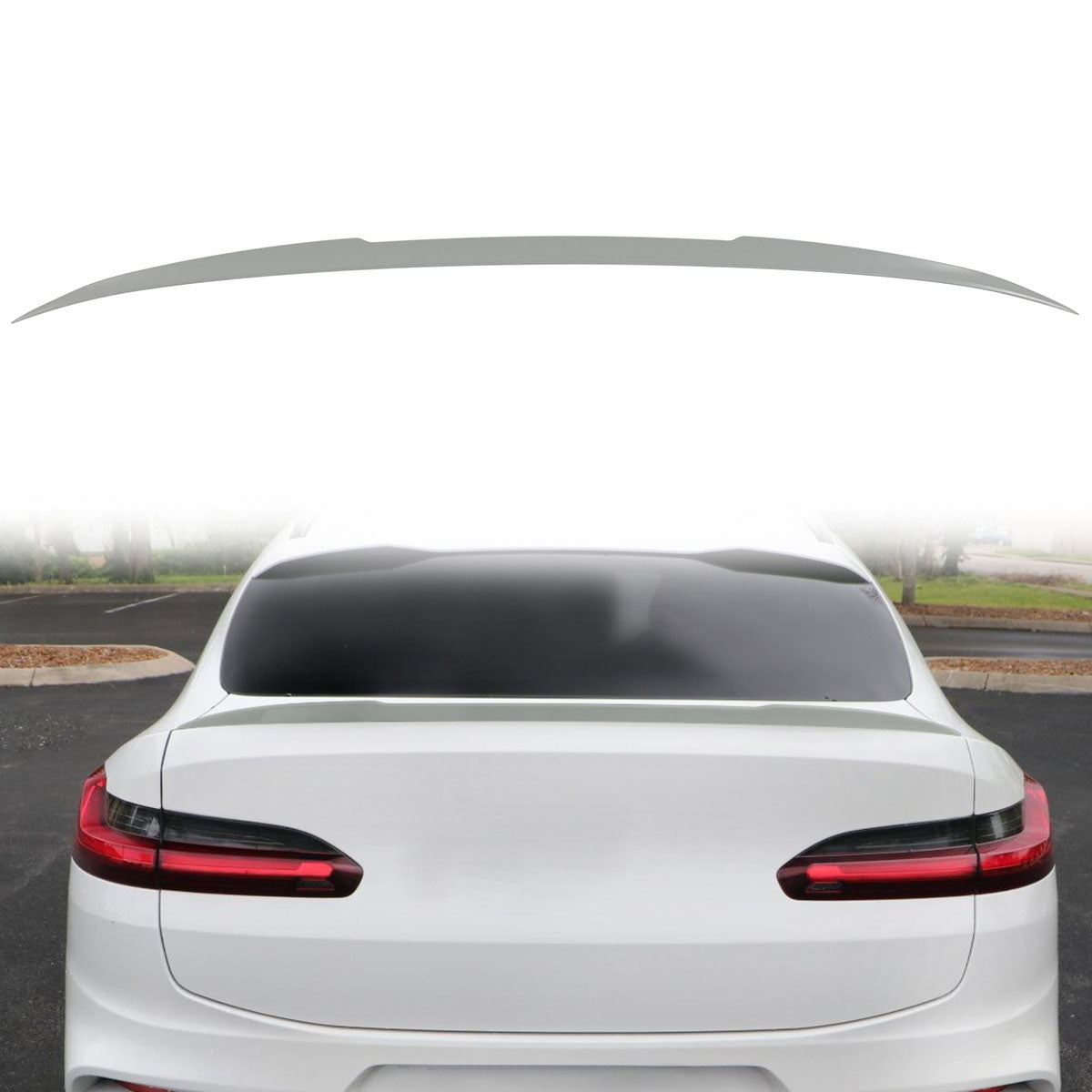 2019-2025 BMW G02 X4 Performance Style Rear Spoiler Unpainted ABS