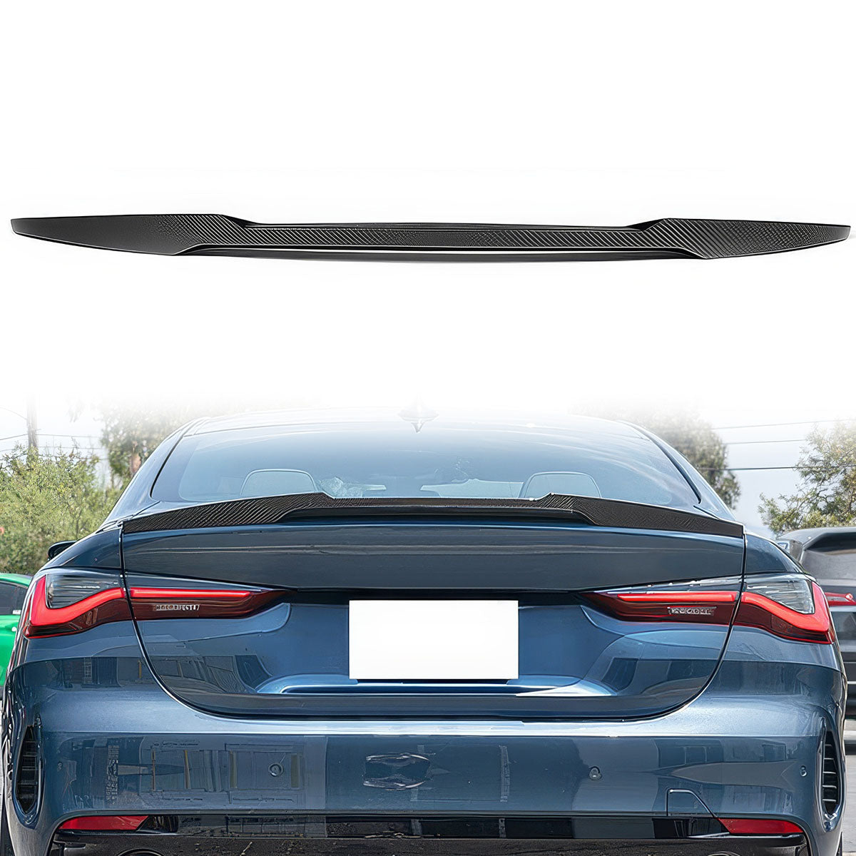 2021-2025 BMW 4 G22 G82 M4 2dr M4 Style Trunk Spoiler ABS