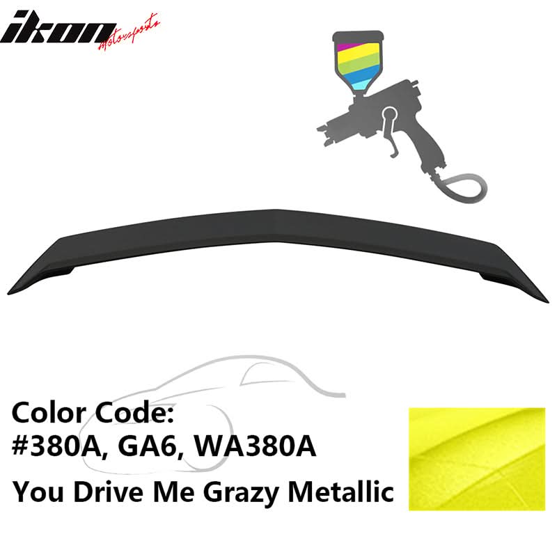 2016-2019 Cadillac ATS Sedan V Style Trunk Spoiler Wing ABS