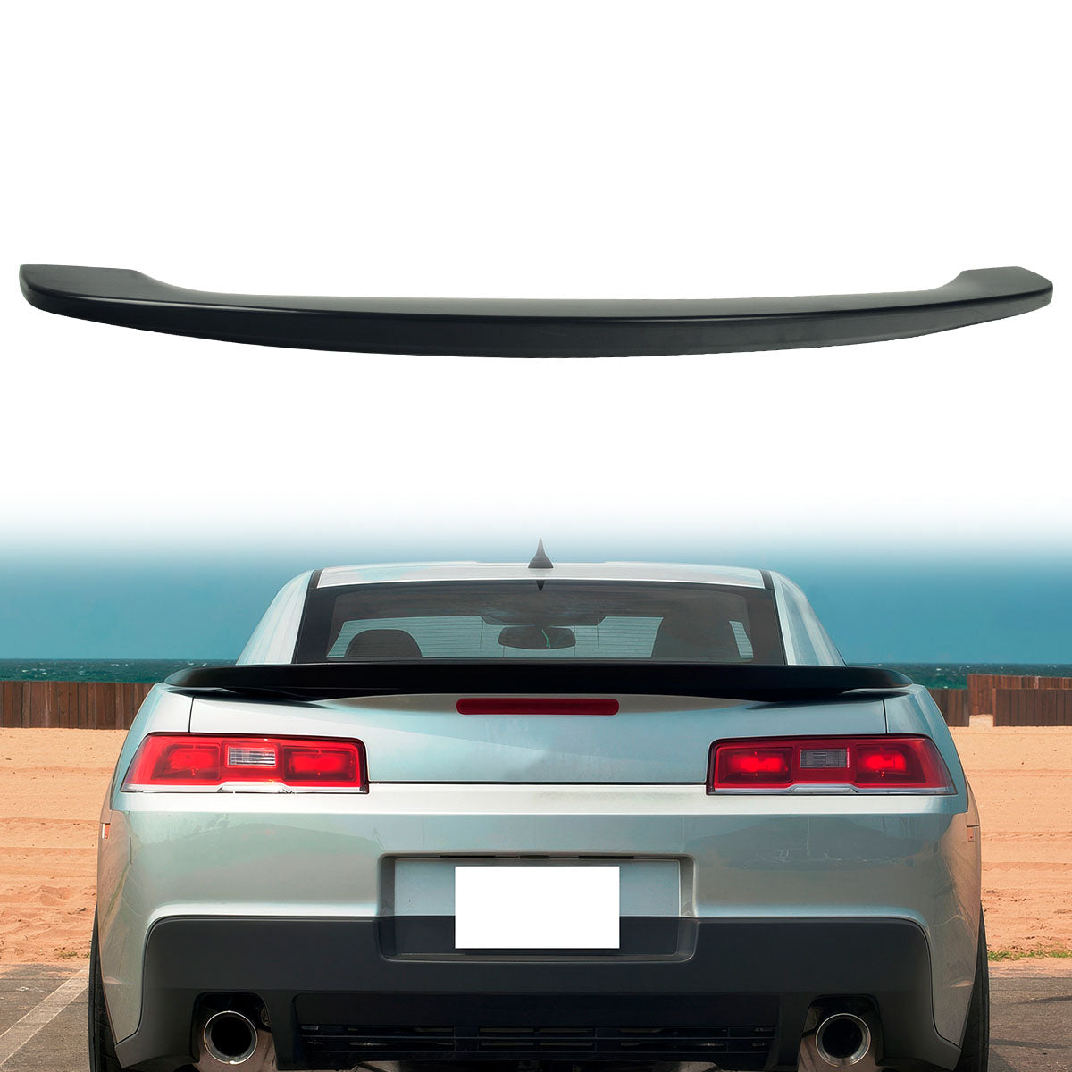 2014-2015 Chevy Camaro Rear Trunk Spoiler Ducktail Wing Lip ABS