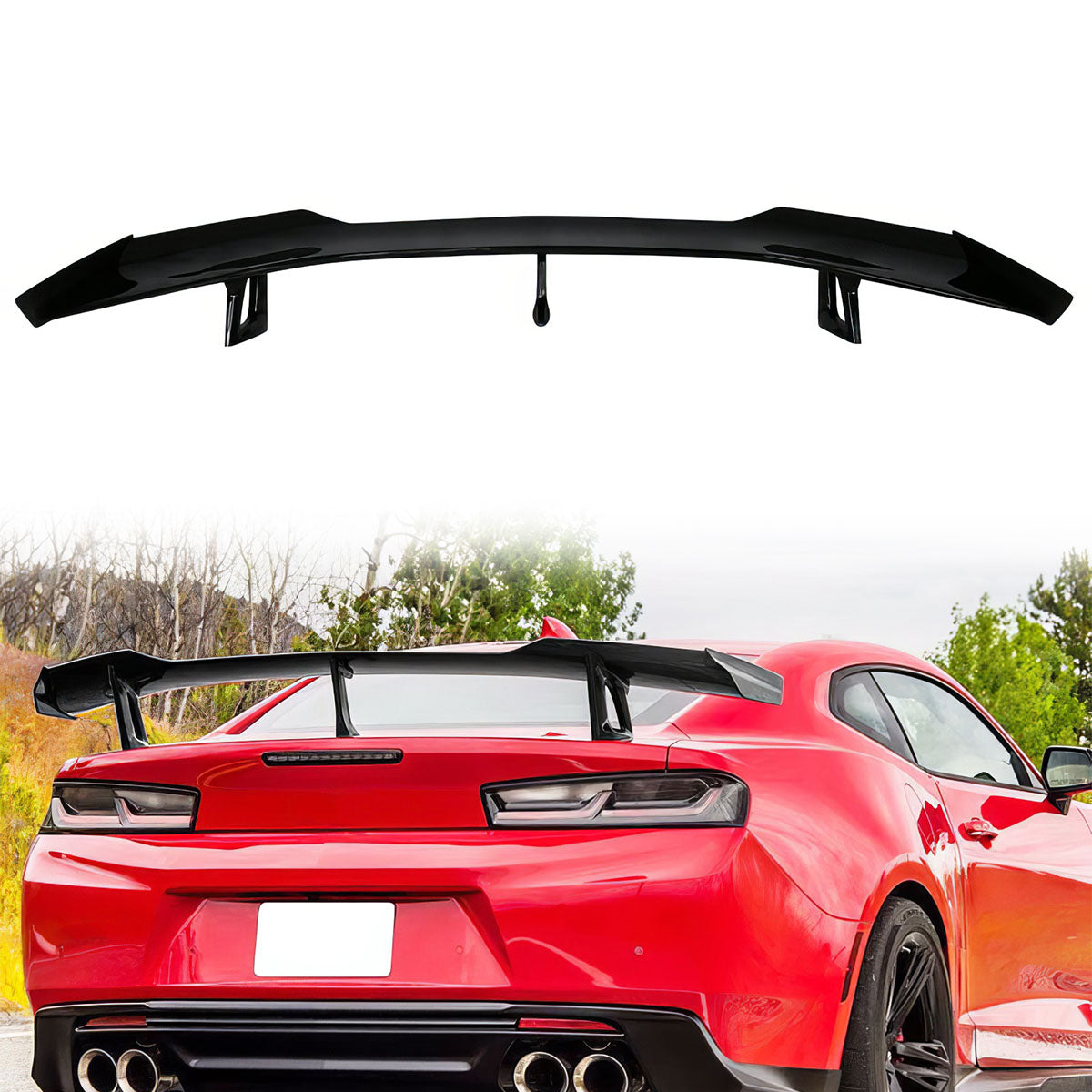 2016-2023 Chevy Camaro ZL1 1LE Style Rear Spoiler Wing Painted ABS