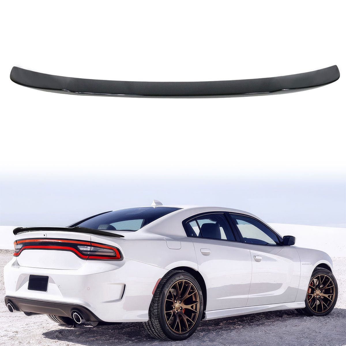 2015-2023 Dodge Charger SRT Style Rear Trunk Spoiler Wing Painted ABS