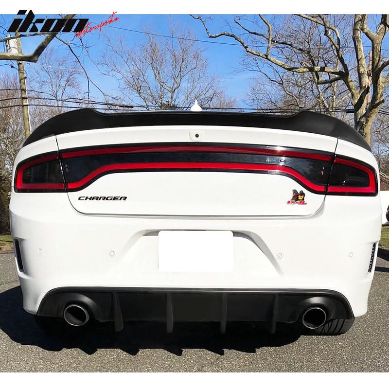 2015-2023 Dodge Charger V3 Style Rear Trunk Spoiler Wing ABS