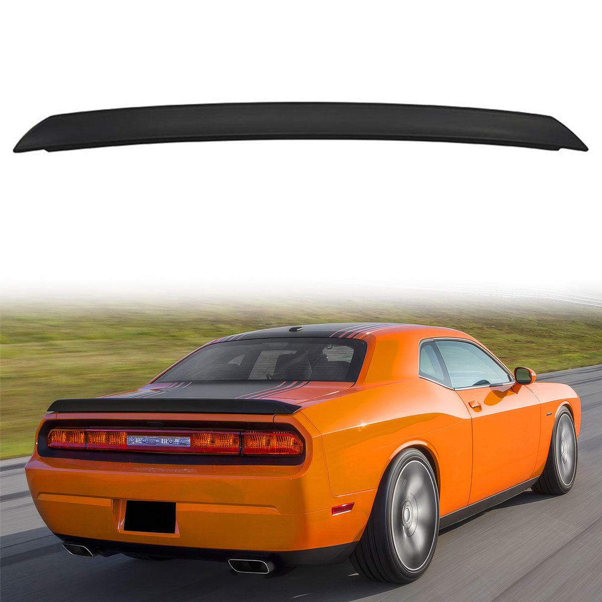 2008-2023 Dodge Challenger OE Style Rear Trunk Spoiler Wing ABS