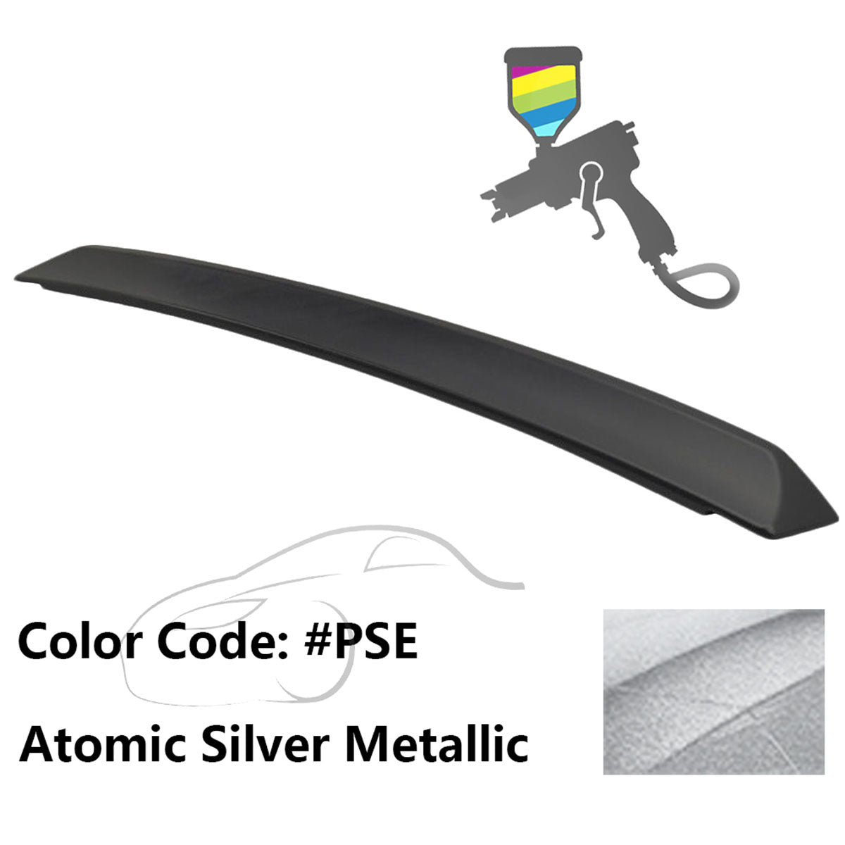 2008-2023 Dodge Challenger OE Style Rear Trunk Spoiler Wing ABS