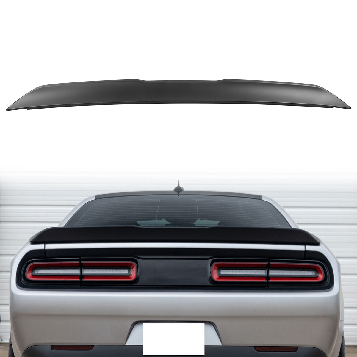 2015-2023 Dodge Challenger OE Style No Camera Hole Trunk Spoiler ABS