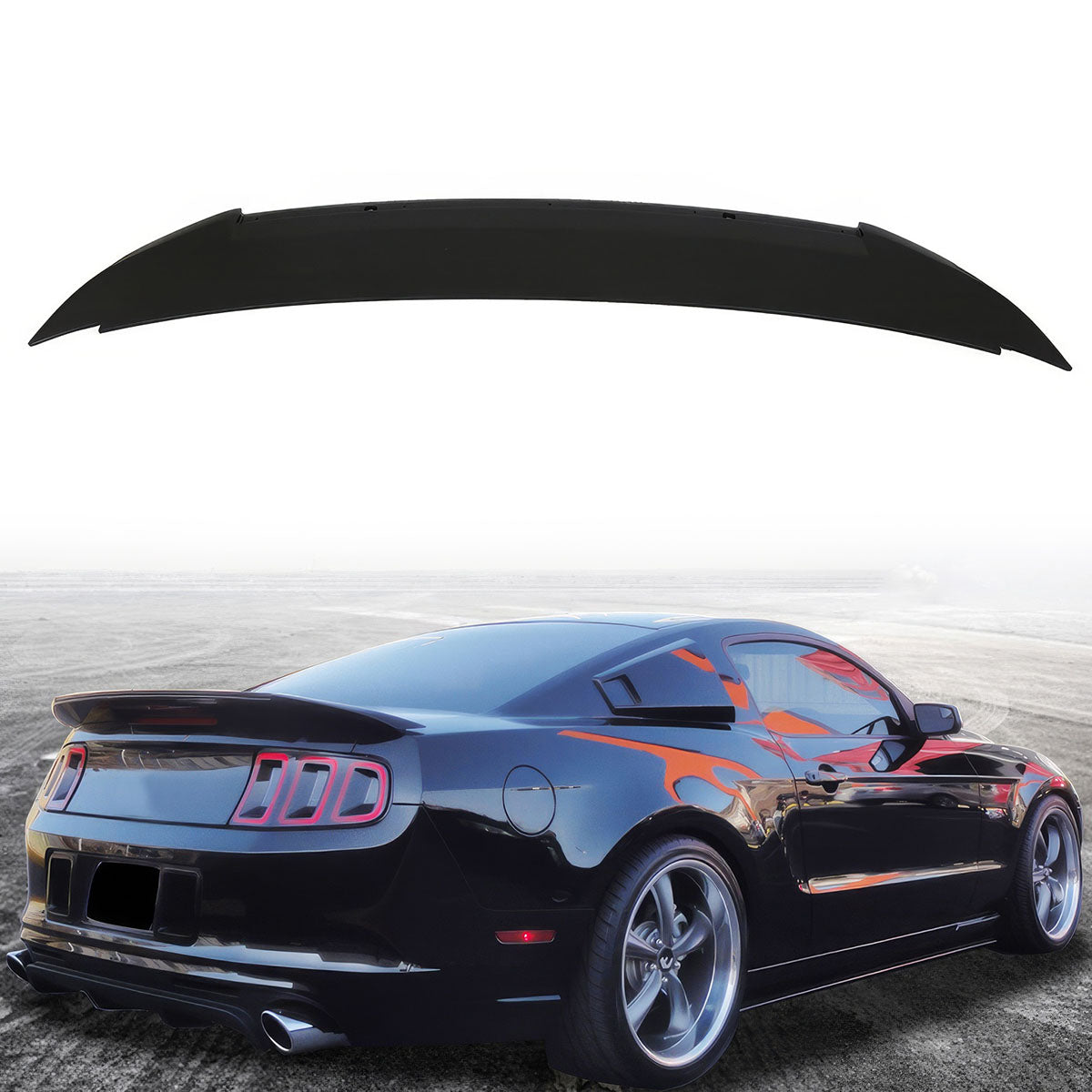 2010-2014 Ford Mustang GT V6 GT500 Style Trunk Spoiler Wing Lip ABS