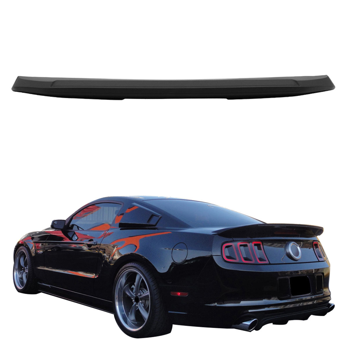 2010-2014 Ford Mustang GT500 Shelby Style Trunk Spoiler Wing ABS