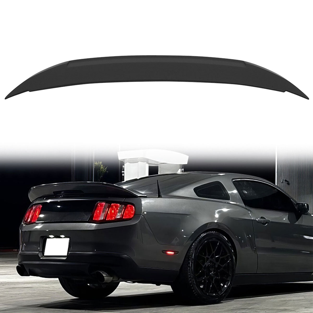 2010-2014 Ford Mustang GT500 Shelby Style Trunk Spoiler Wing ABS