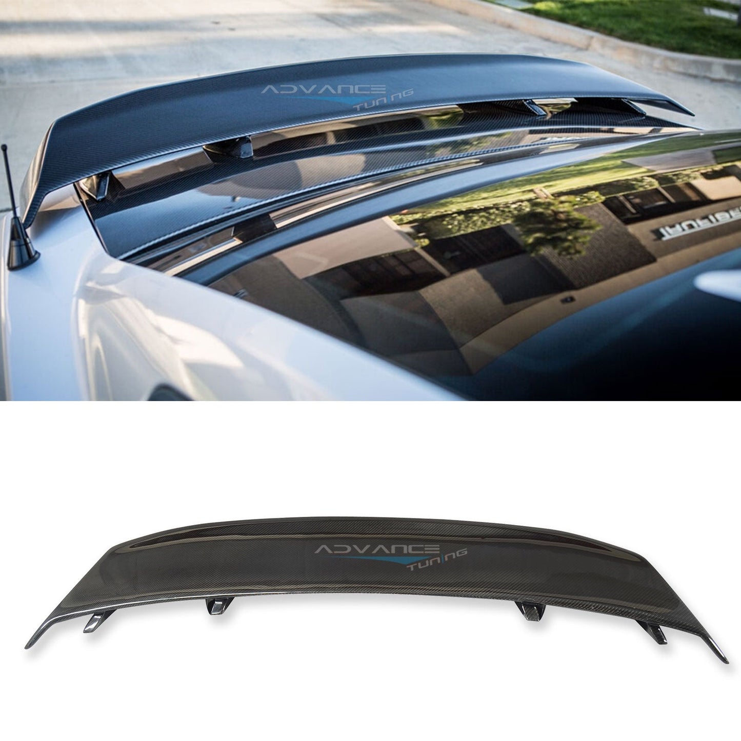 2010-2014 Ford Mustang LS Style Carbon Fiber Rear Trunk Spoiler Wing