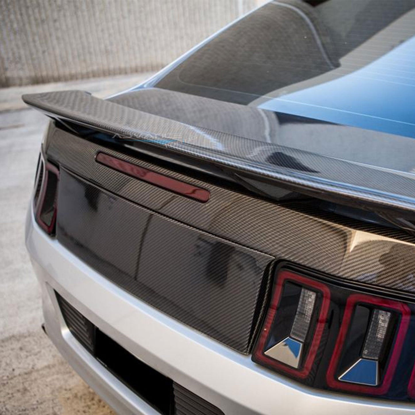 2010-2014 Ford Mustang LS Style Carbon Fiber Rear Trunk Spoiler Wing