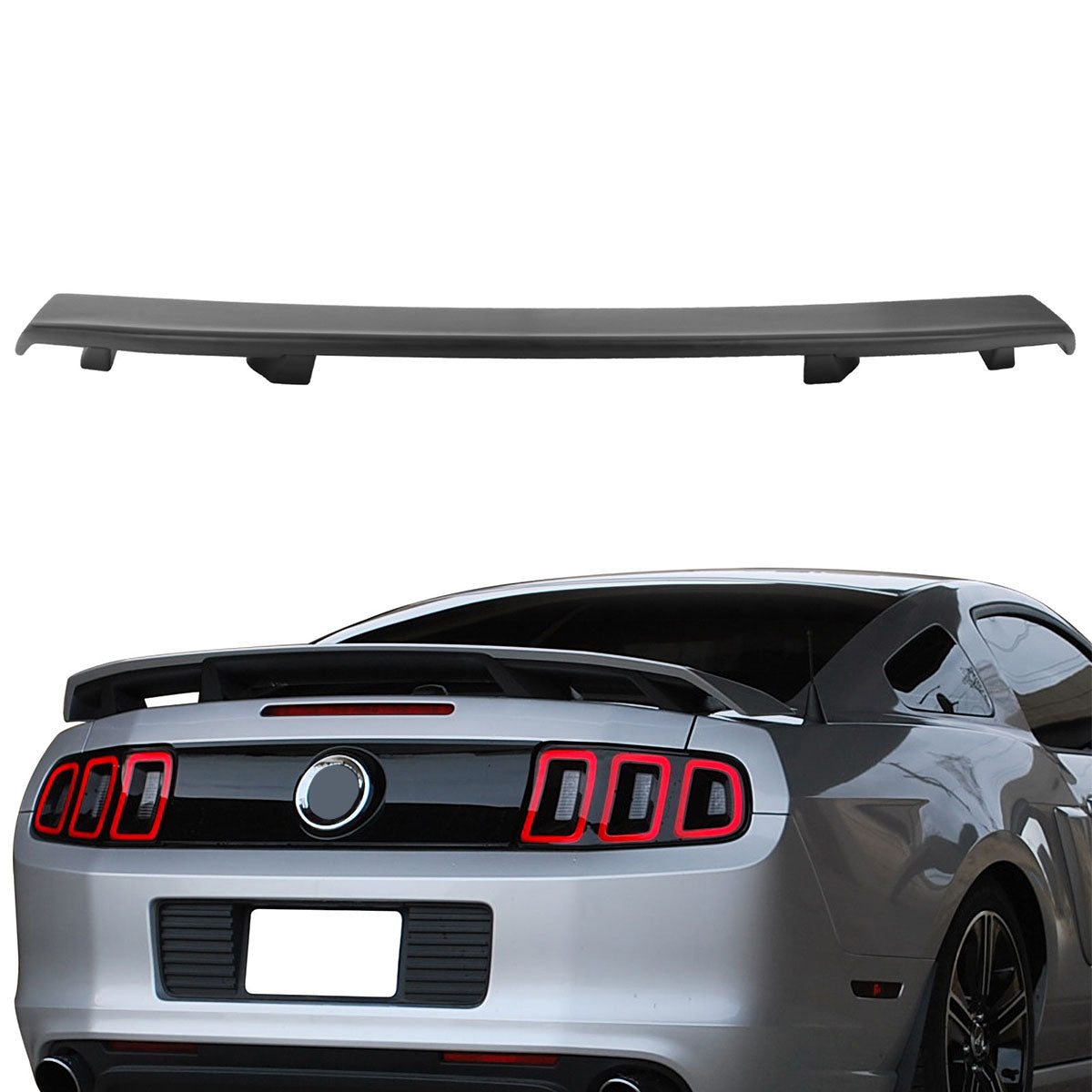 2010-2014 Ford Mustang LS Style Rear Trunk Spoiler Deck Lid ABS