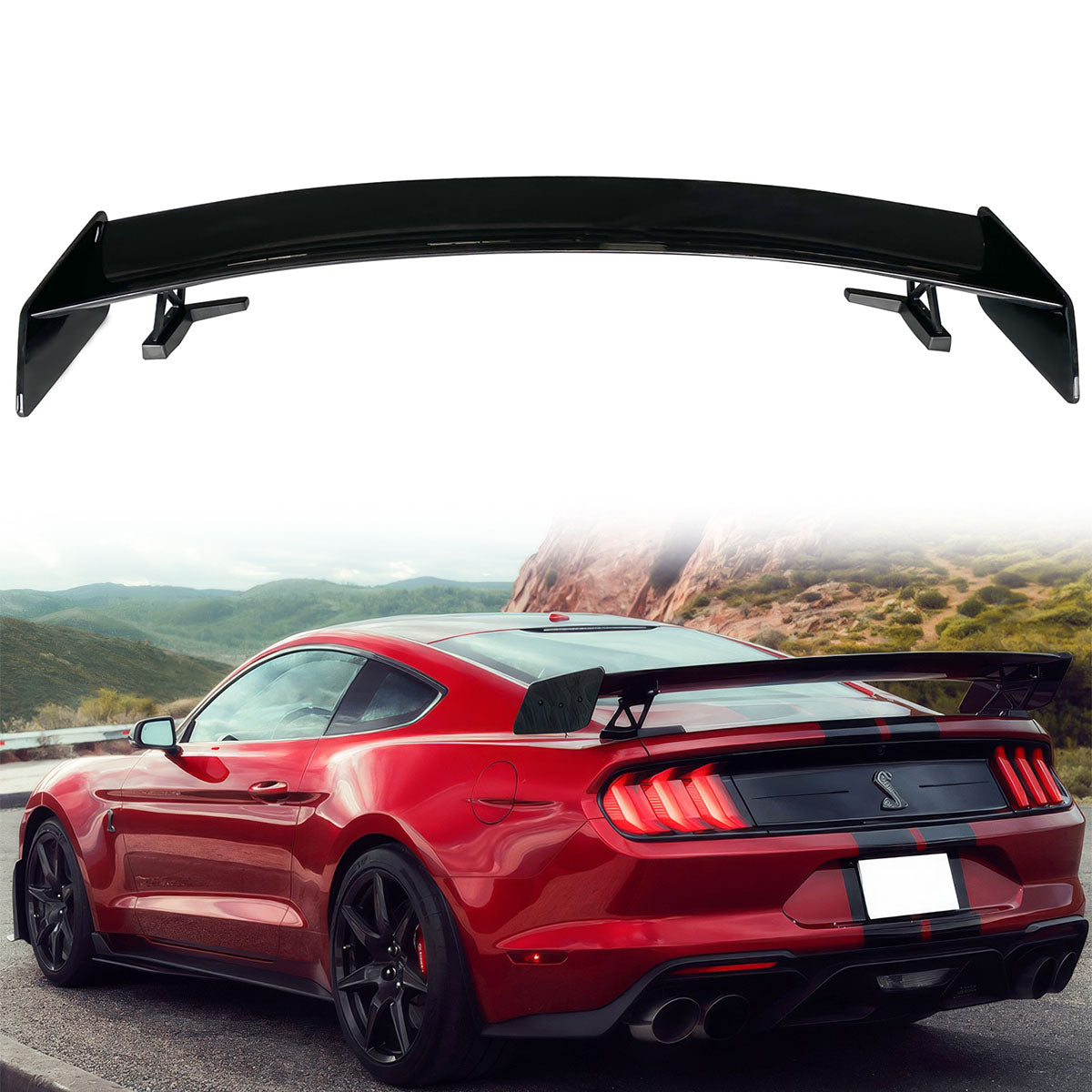 2015-2022 Ford Mustang GT500 CFTP Style Rear Trunk Spoiler Wing