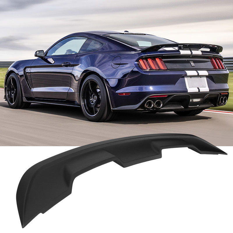2015-2023 Ford Mustang GT500 Style Rear Trunk Spoiler Wing ABS