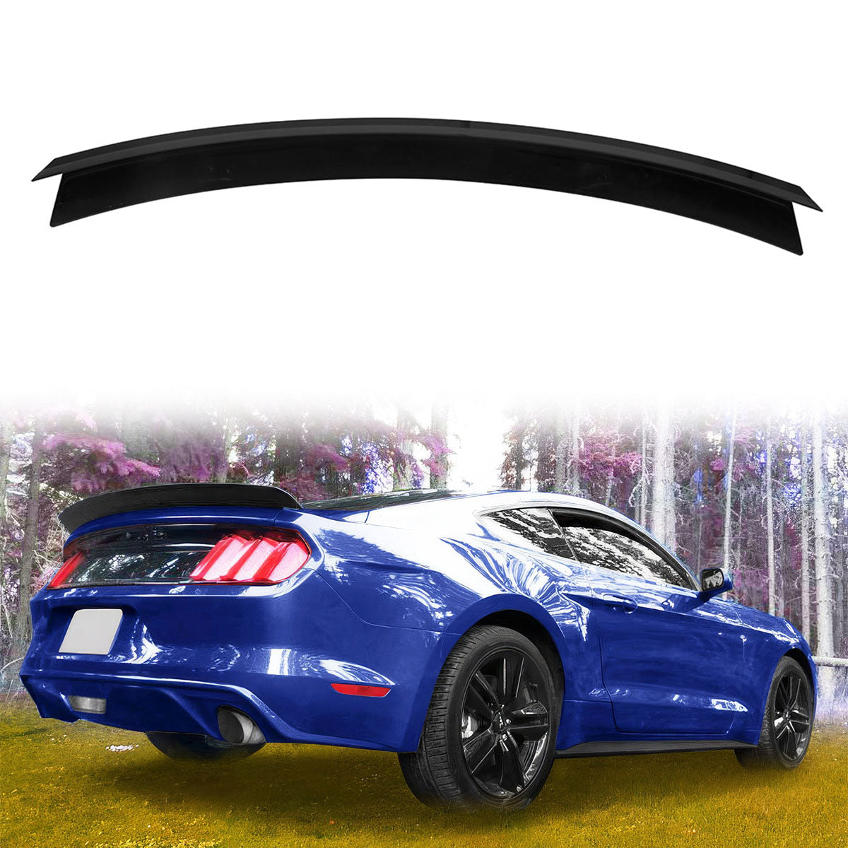 2015-2023 Ford Mustang R Spec Rear Trunk Spoiler Wing ABS