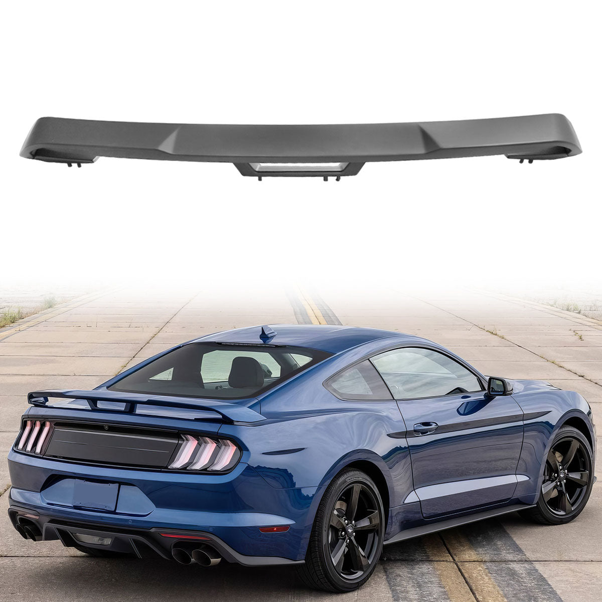 2015-2023 Ford Mustang TP Style Rear Trunk Spoiler Wing ABS