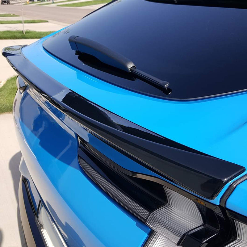 2021-2024 Ford Mustang Mach-E Gloss Black MID Rear Spoiler Wing ABS