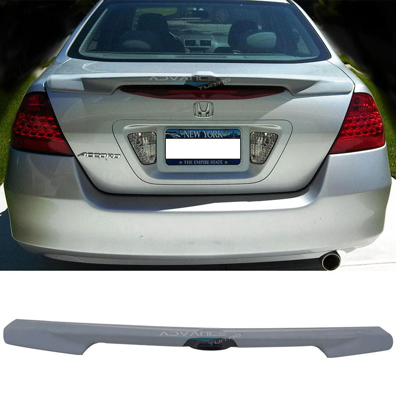 2006-2007 Honda Accord 4-Door MD Style Unpainted Rear Spoiler Wing ABS