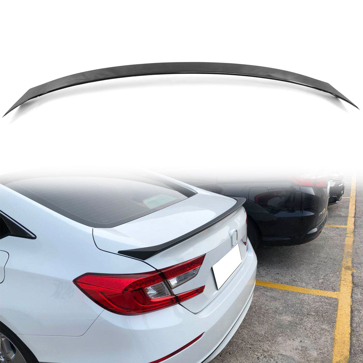 2018-2022 Honda Accord V2 Style Trunk Spoiler ABS