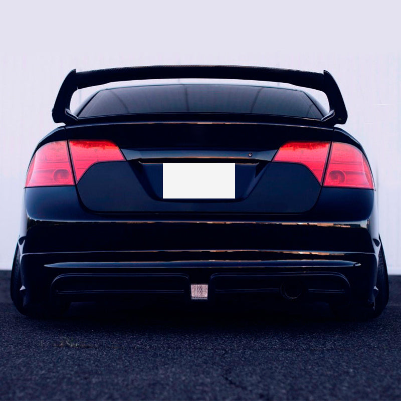 2006-2011 Honda Civic 8th Gen FD2 RR Style Unpainted Trunk Spoiler ABS