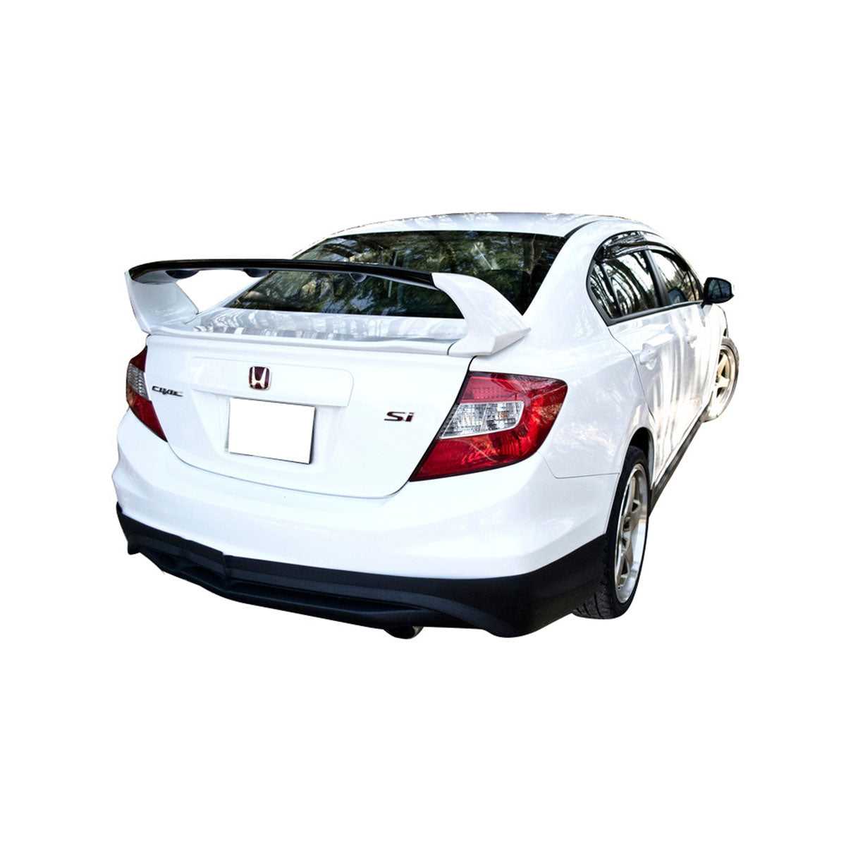 2012-2015 Honda Civic Sedan Mugen Style Painted Trunk Spoiler Wing