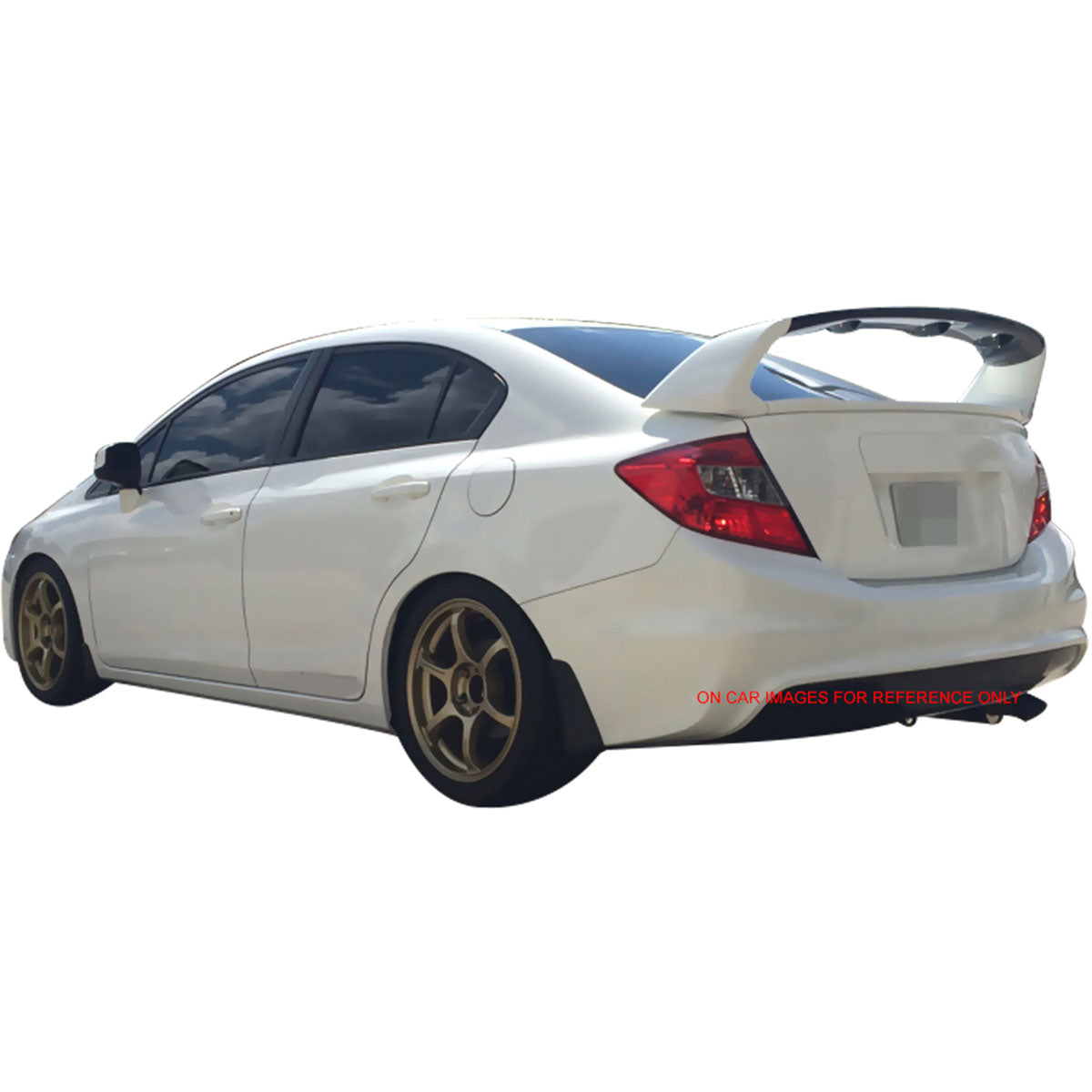 2012-2015 Honda Civic Sedan Mugen Style Painted Trunk Spoiler Wing