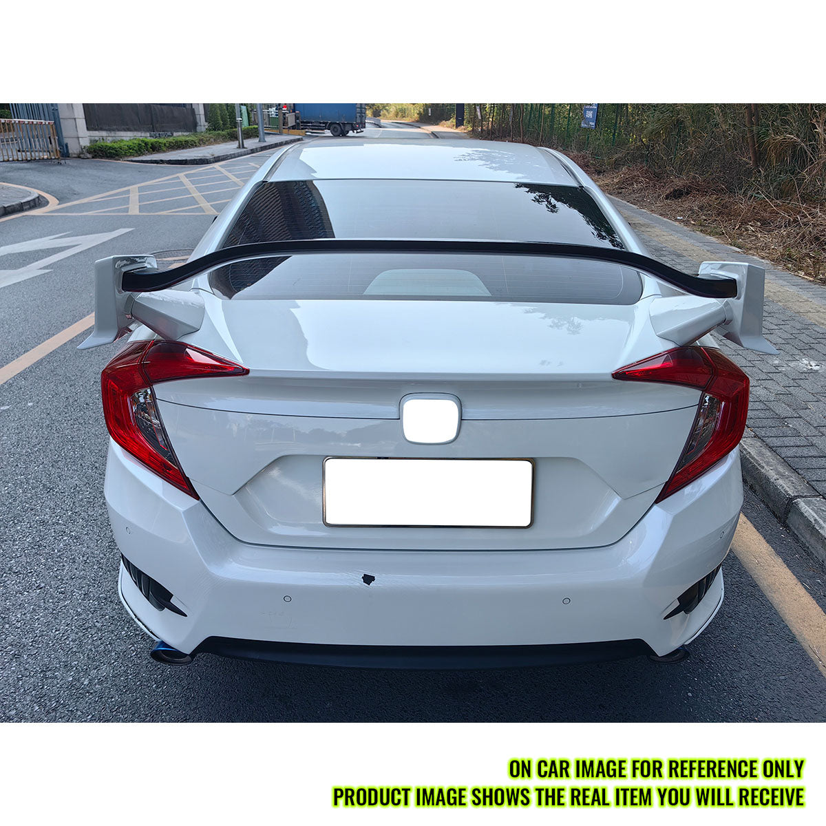 2016-2021 Honda Civic Sedan Painted Type R Trunk Spoiler ABS