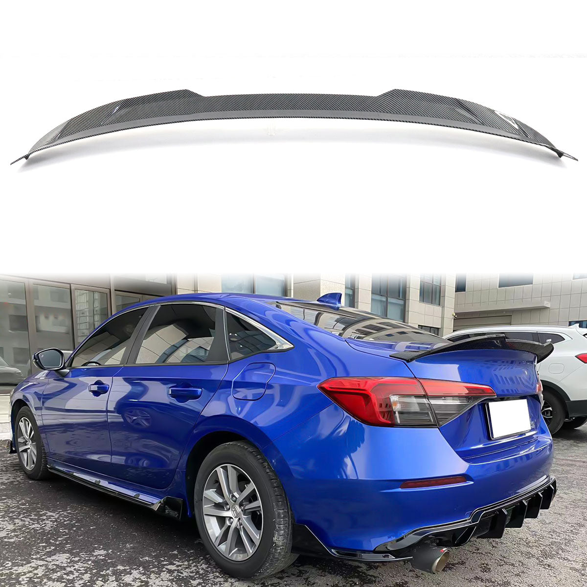 2022-2025 Honda Civic FE-C Style Rear Trunk Spoiler ABS