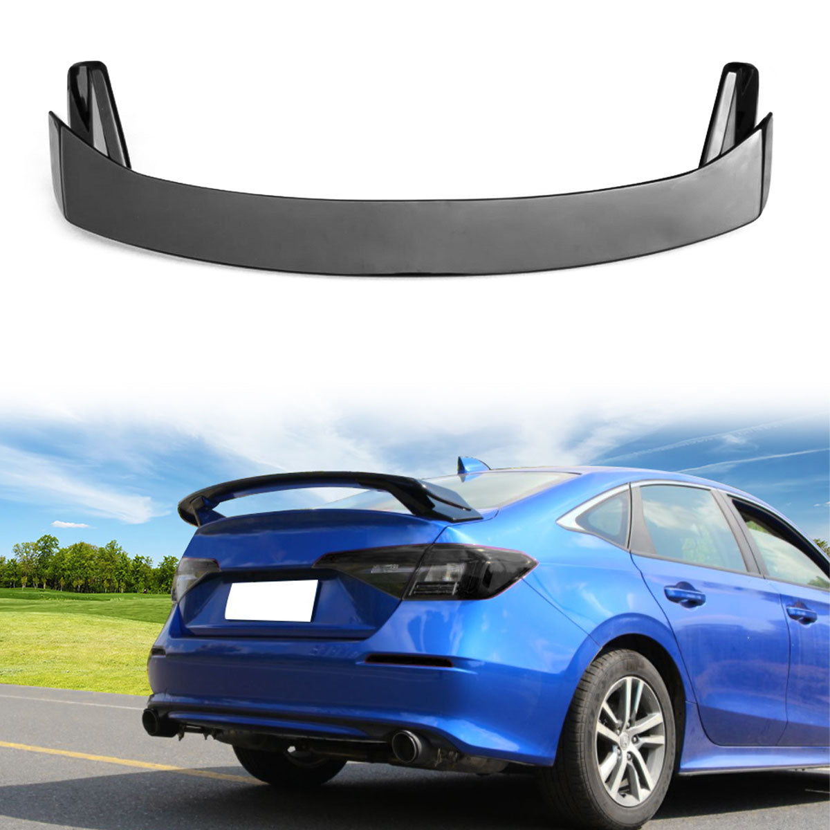 2022-2025 Honda Civic 11th Gen HPD V2 Trunk Spoiler ABS