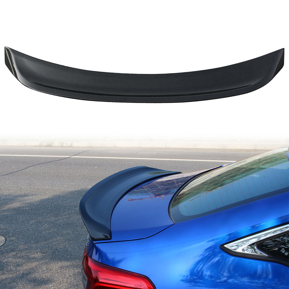 2022-2023 Honda Civic Sedan Matte Black Duckbill Trunk Spoiler ABS