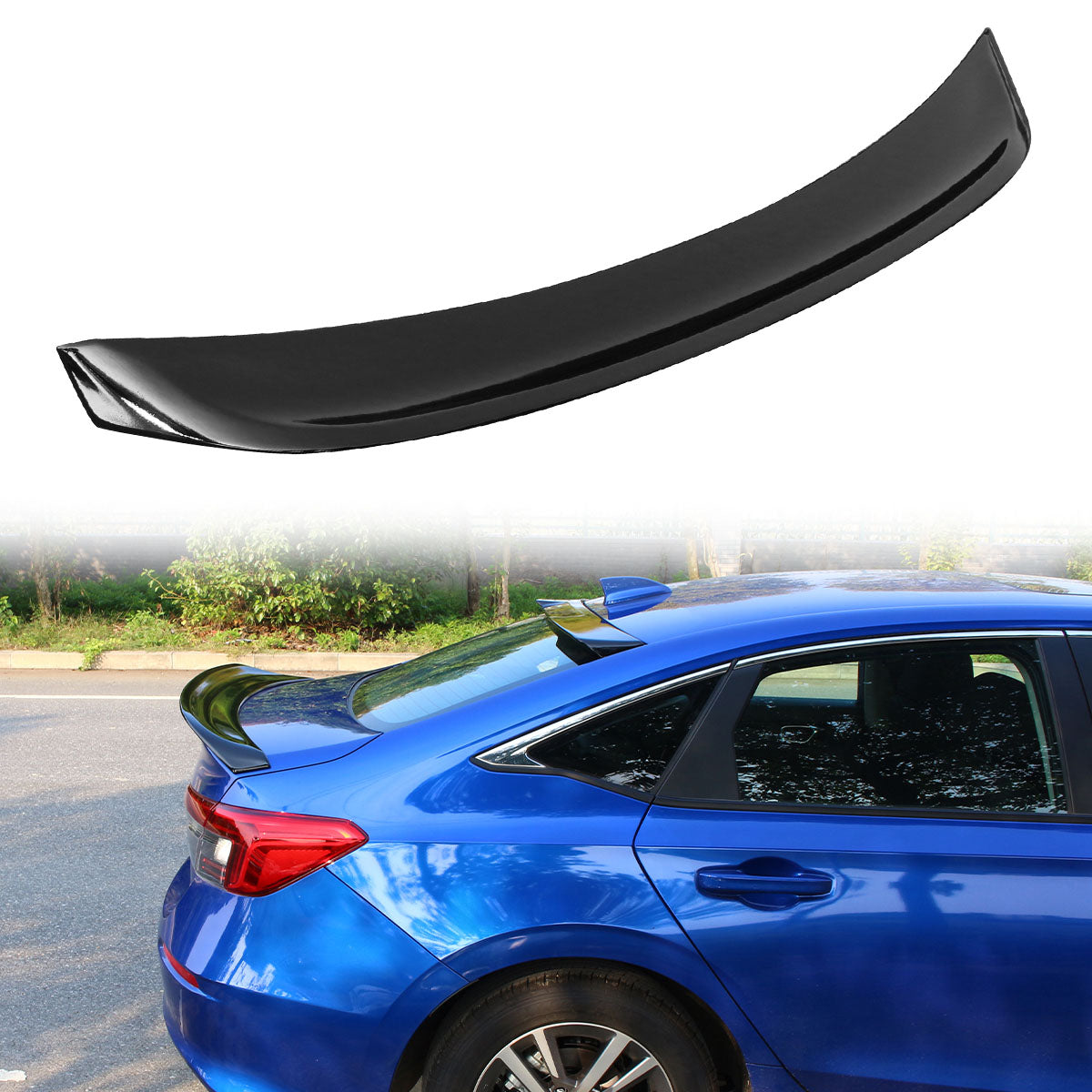 2022-2023 Honda Civic Sedan Matte Black Duckbill Trunk Spoiler ABS