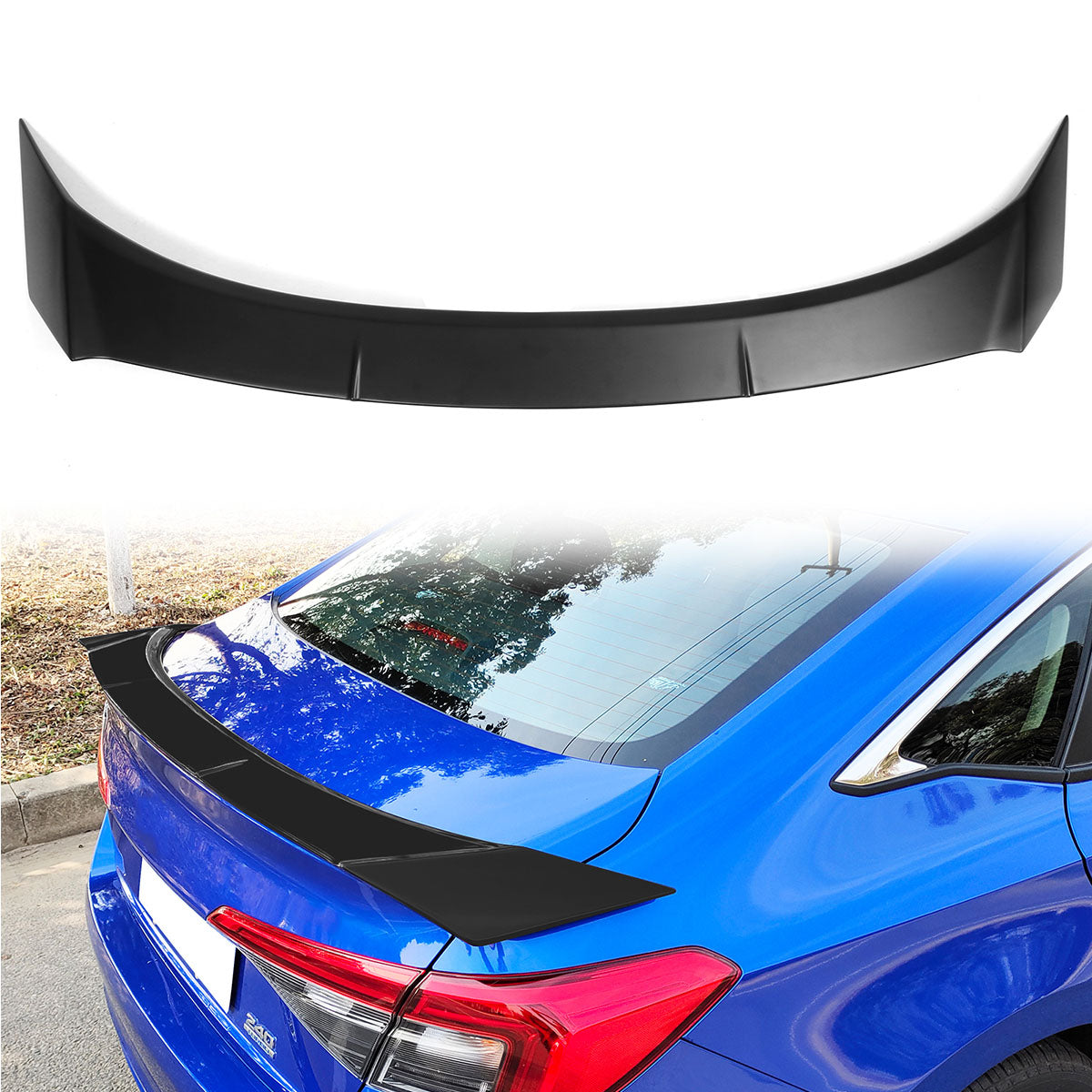 2022-2023 Honda Civic 4DR Sedan IKON Style Trunk Spoiler Wing ABS