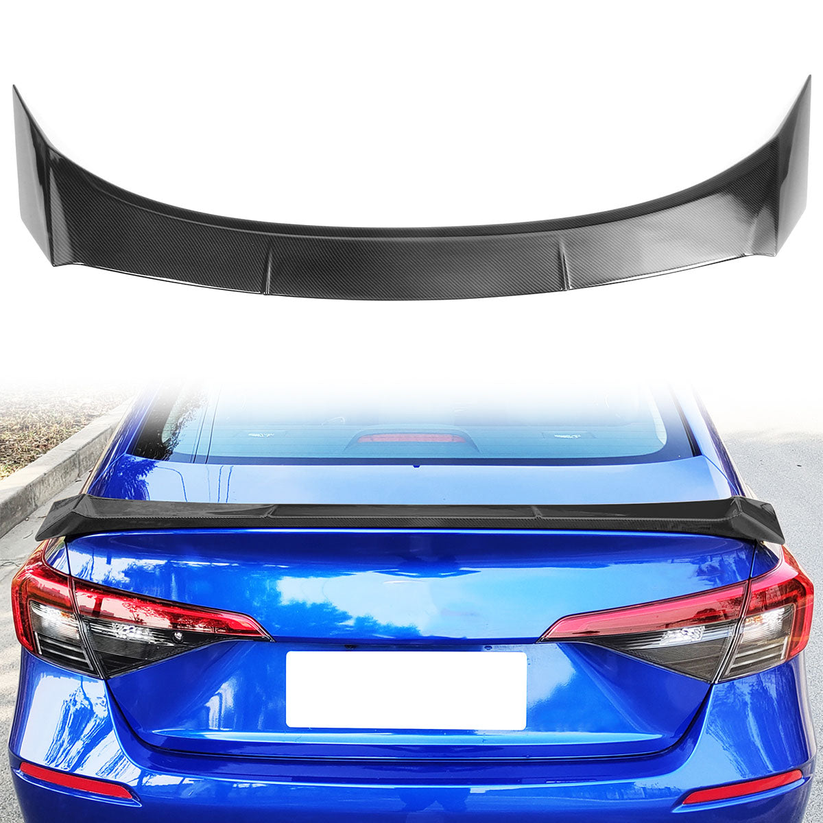 2022-2023 Honda Civic 4DR Sedan IKON Style Trunk Spoiler Wing ABS