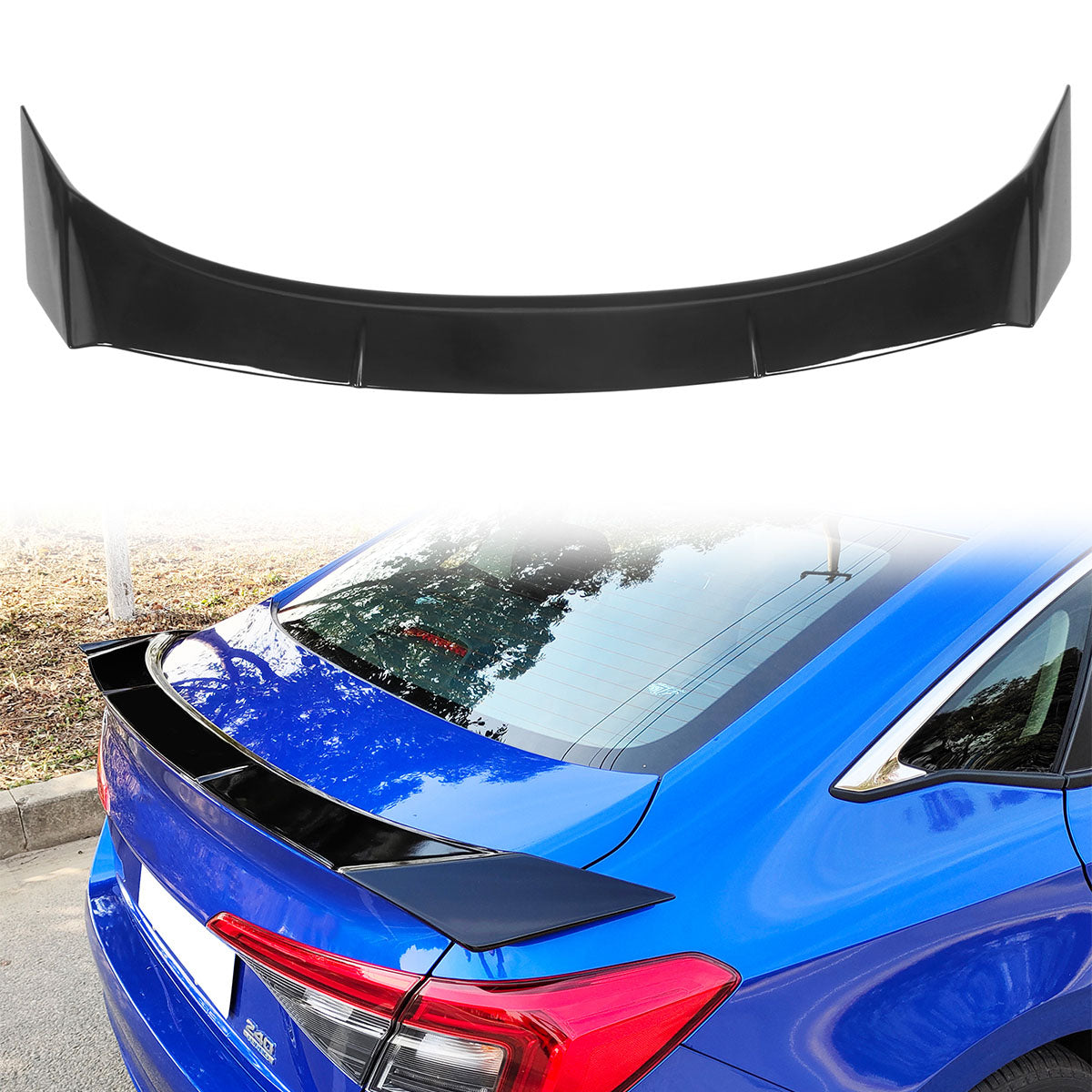 2022-2023 Honda Civic 4DR Sedan IKON Style Trunk Spoiler Wing ABS