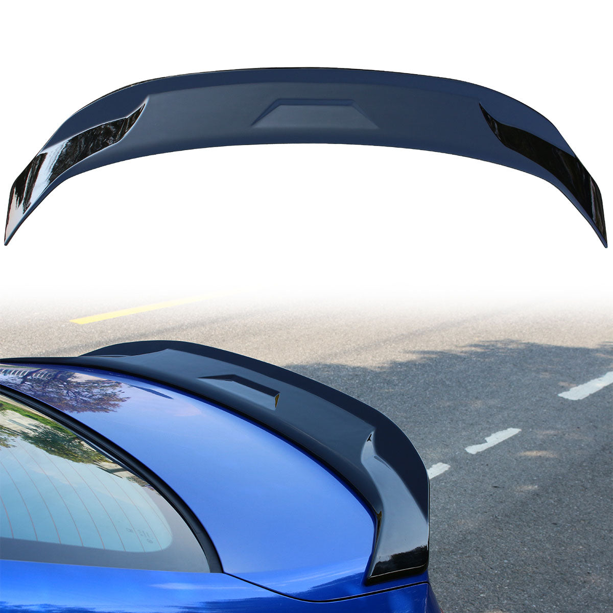 2022-2023 Honda Civic Sedan JDM Style Rear Trunk Spoiler Wing ABS