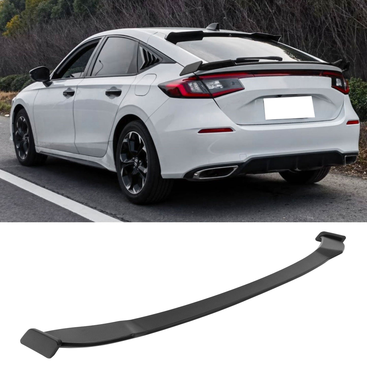 2022-2025 Honda Civic Hatchback IKON Trunk Spoiler ABS